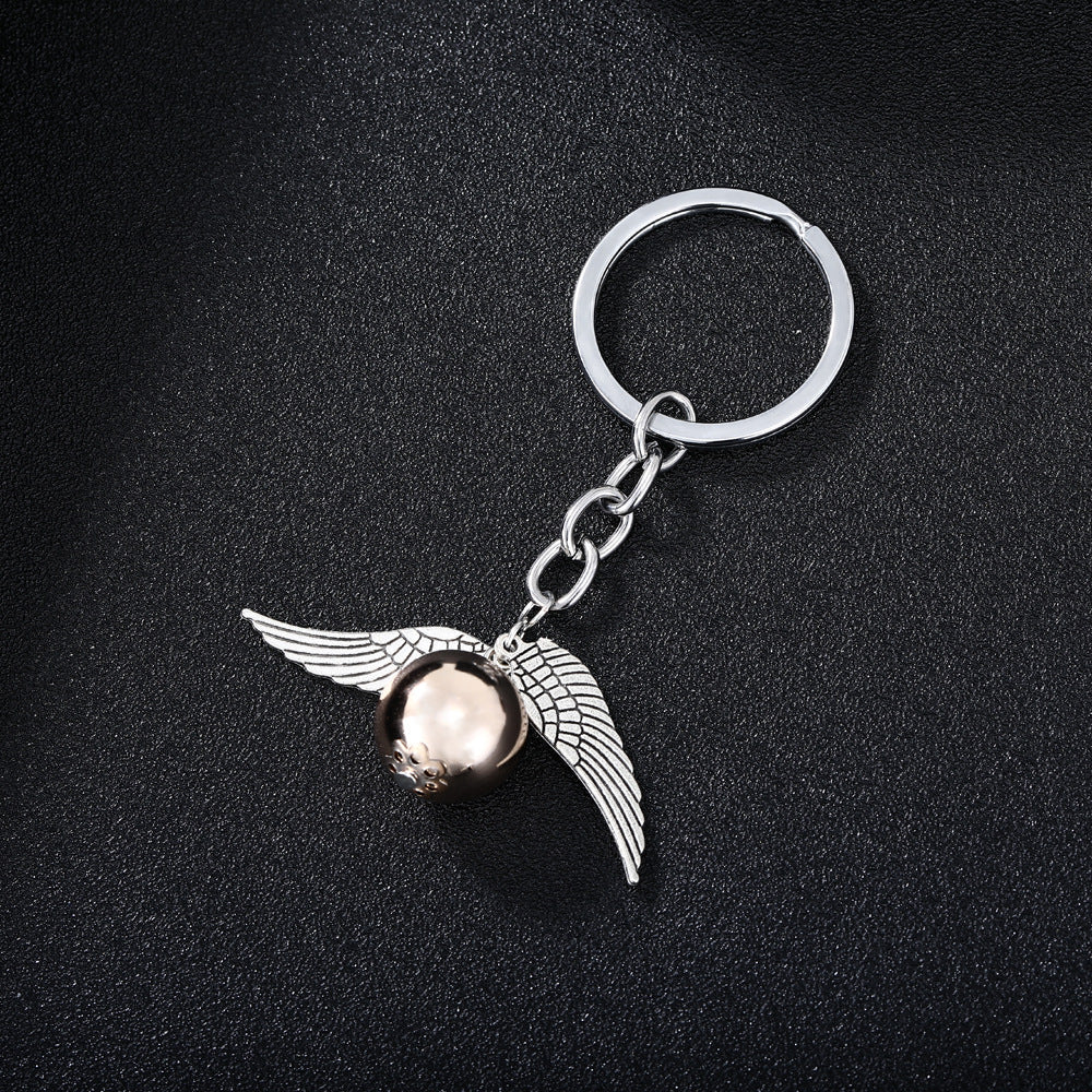 Wholesale Deathly Hallows Golden Snitch Keychain